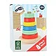 Small Foot stacking tower with wooden shapes