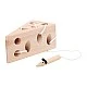 Small Foot String game Cheese with a mouse, wooden