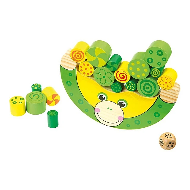 Small Foot Balance game Frog, wooden, 20 pieces