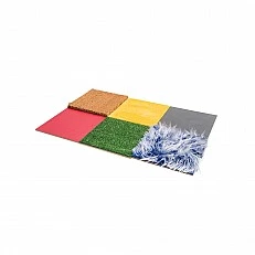 Nowa Szkola Floor panels, touch, 6 pieces, 25 x 25 cm