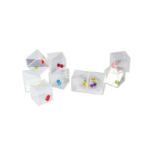 Nowa Szkola Sound cubes, transparent, 18 pieces