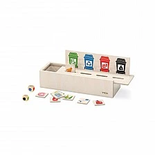 Nowa Szkola Waste sorting game, wooden