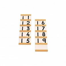 Nowa Szkola Montessori boards, for counting, 9 pieces