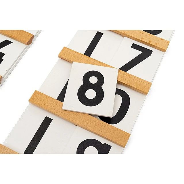 Nowa Szkola Montessori boards, for counting, 9 pieces