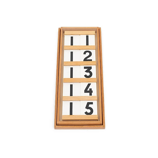 Nowa Szkola Montessori boards, for counting, 9 pieces