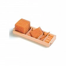 Nowa Szkola Montessori beads, for the decimal number system