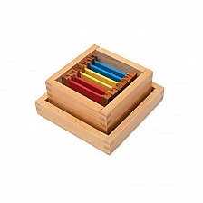 Nowa Szkola Colored tiles Montessori, in a box, 6 pieces