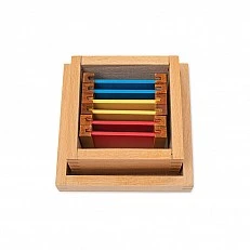 Nowa Szkola Colored tiles Montessori, in a box, 6 pieces