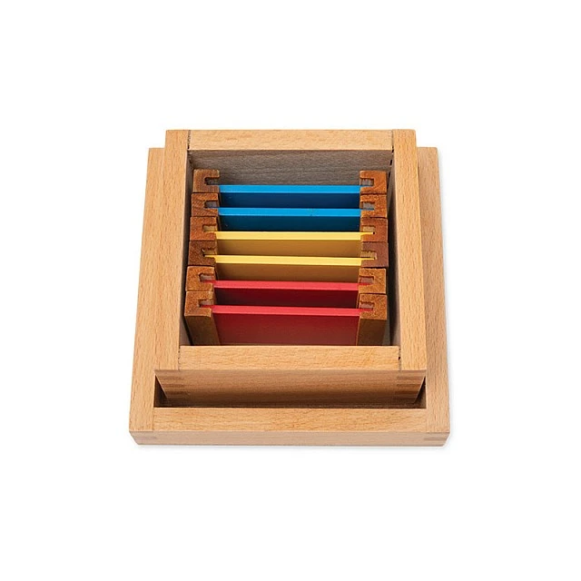 Nowa Szkola Colored tiles Montessori, in a box, 6 pieces
