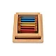 Nowa Szkola Colored tiles Montessori, in a box, 6 pieces