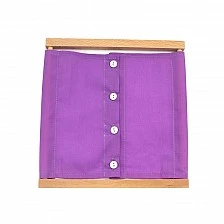 Fastening frame, with small buttons