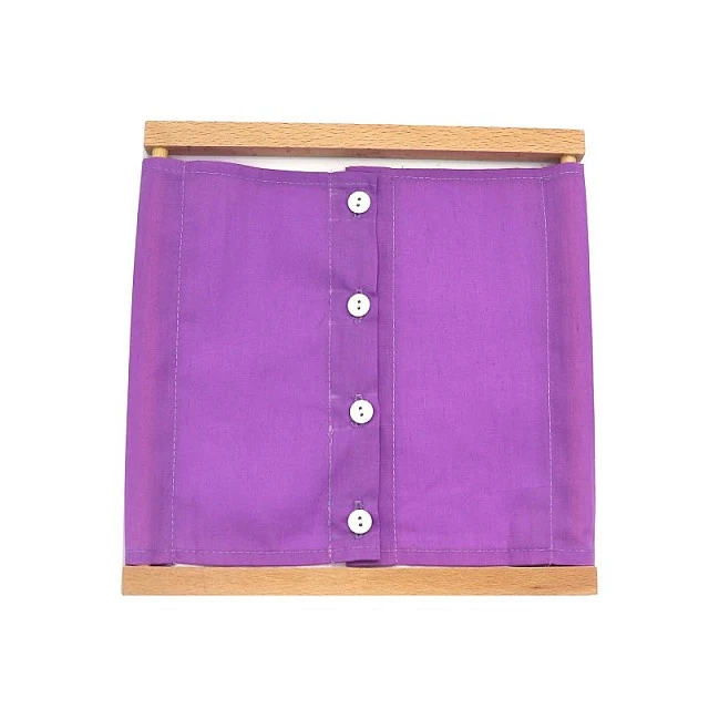 Fastening frame, with small buttons