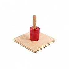 Stringing axis, vertical, wooden