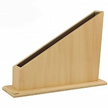 Stand for number bars, wooden, 44.5 x 11.5 x 28 cm