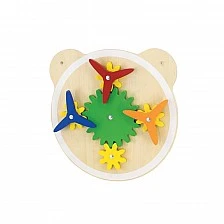 Nowa Szkola Bear board, manipulative, with gears
