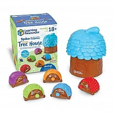 Learning Resources A tree house with hedgehogs for motor skills
