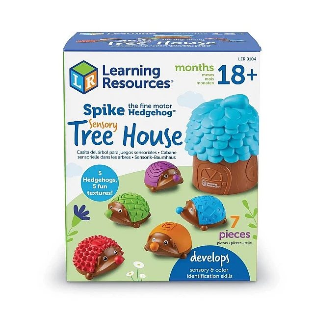 Learning Resources A tree house with hedgehogs for motor skills