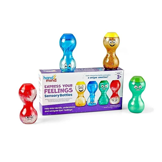 Learning Resources Bottles Emotions, sensory, 4 pieces