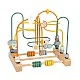 Small Foot Safari maze toy, wooden, with beads
