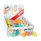 Small Foot Display with 14 pieces of caterpillars, for motor skills, wooden