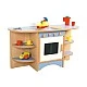 Nowa Szkola Children’s kitchen, with 3 hobs and oven, 104 x 37 x 56 cm, blue