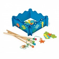 Small Foot Game Young fisherman, wooden, 24 pieces