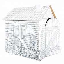 Small Foot cardboard play house, 87 x 71 x 88 cm