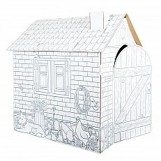 Small Foot cardboard play house, 87 x 71 x 88 cm