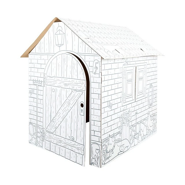 Small Foot cardboard play house, 87 x 71 x 88 cm