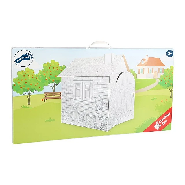 Small Foot cardboard play house, 87 x 71 x 88 cm