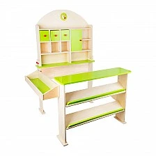 Small Foot Shop stand, wooden, 87 x 78 x 112 cm