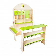 Small Foot Shop stand, wooden, 87 x 78 x 112 cm
