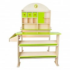 Small Foot Shop stand, wooden, 87 x 78 x 112 cm