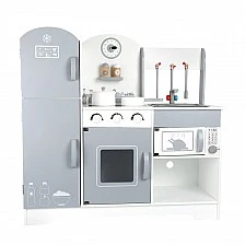Small Foot wooden play kitchen with fridge, 83 x 33 x 82 cm