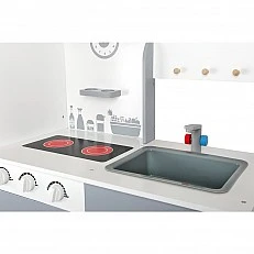 Small Foot wooden play kitchen with fridge, 83 x 33 x 82 cm