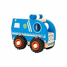 Small Foot Police car, wooden, 13 x 7 x 10 cm