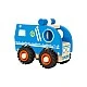 Small Foot Police car, wooden, 13 x 7 x 10 cm