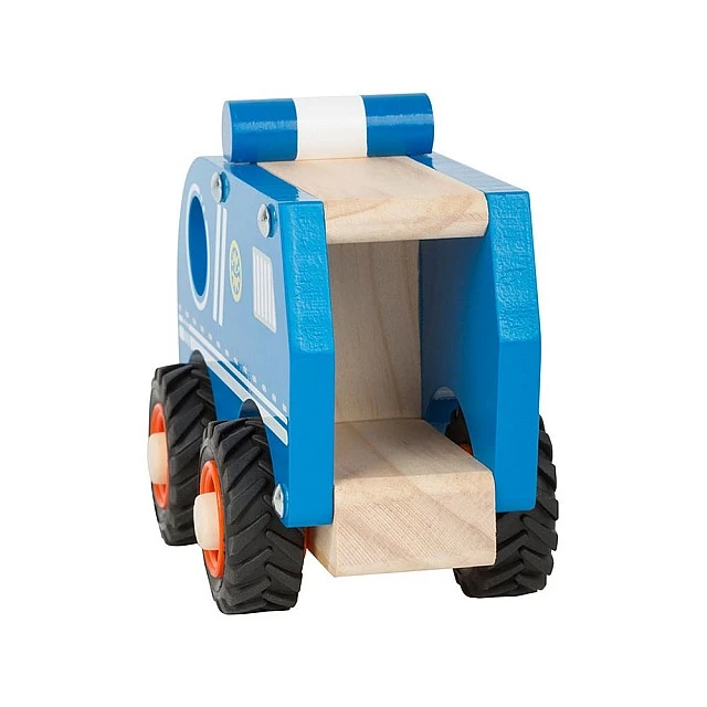 Small Foot Police car, wooden, 13 x 7 x 10 cm