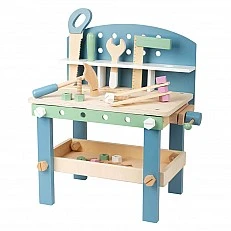 Small Foot Workshop with tools, children’s, wooden, 40 x 26 x 49 cm