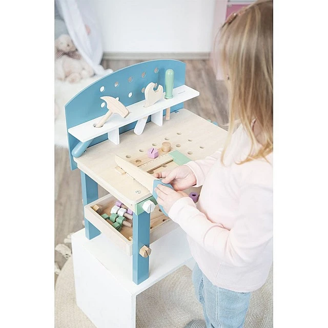 Small Foot Workshop with tools, children’s, wooden, 40 x 26 x 49 cm