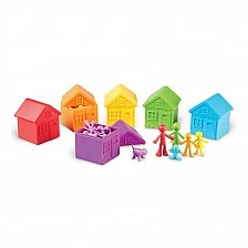 Learning Resources Color Sorting Family Kit, 42 pieces