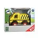 Small Foot wooden truck yellow, 13 x 7 x 10 cm