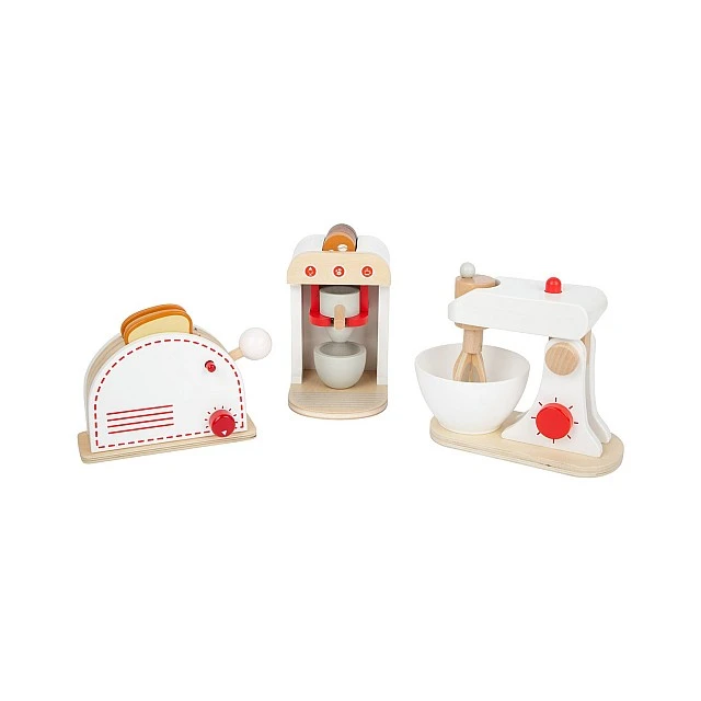 Small Foot Комплект кухненски уреди, дървени, 12 части