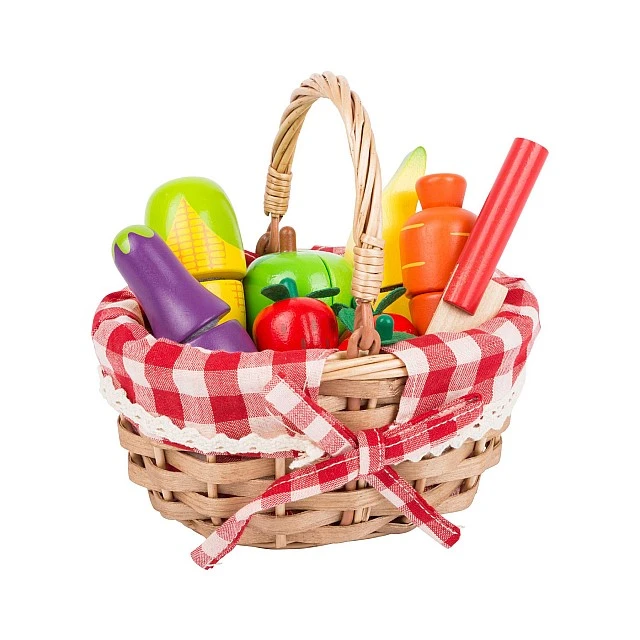 Small Foot Fruit basket, for cutting, 10 pieces