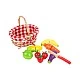Small Foot Fruit basket, for cutting, 10 pieces