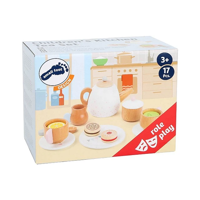 Small Foot Tea set, children’s, wooden, 15 pieces