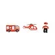 Small Foot Fire station, with accessories, 15 pieces