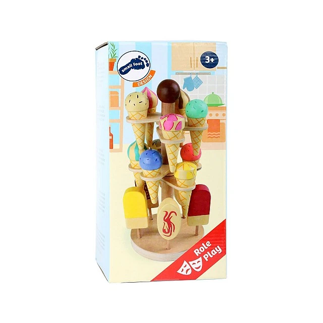 Small Foot Ice cream stand, removable, 16 pieces
