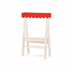 Nowa Szkola Shop awning, red