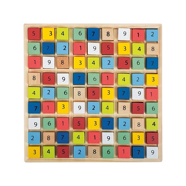 Small Foot Educational colourful wooden sudoku